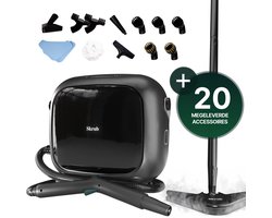 Skrub Stoomreiniger PRO voor Badkamer, Vloer en Bank - Tapijtreiniger - Stoomdweil - Handstomer - 3,5 Bar - 1500W - 45 M