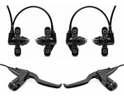 Velgremset Magura HS11 Direct Mount / IDM (Integrated Direct Mount) 2 schroeven bevestiging Voor- & achterrem (kabellengte 750 & 2050mm)