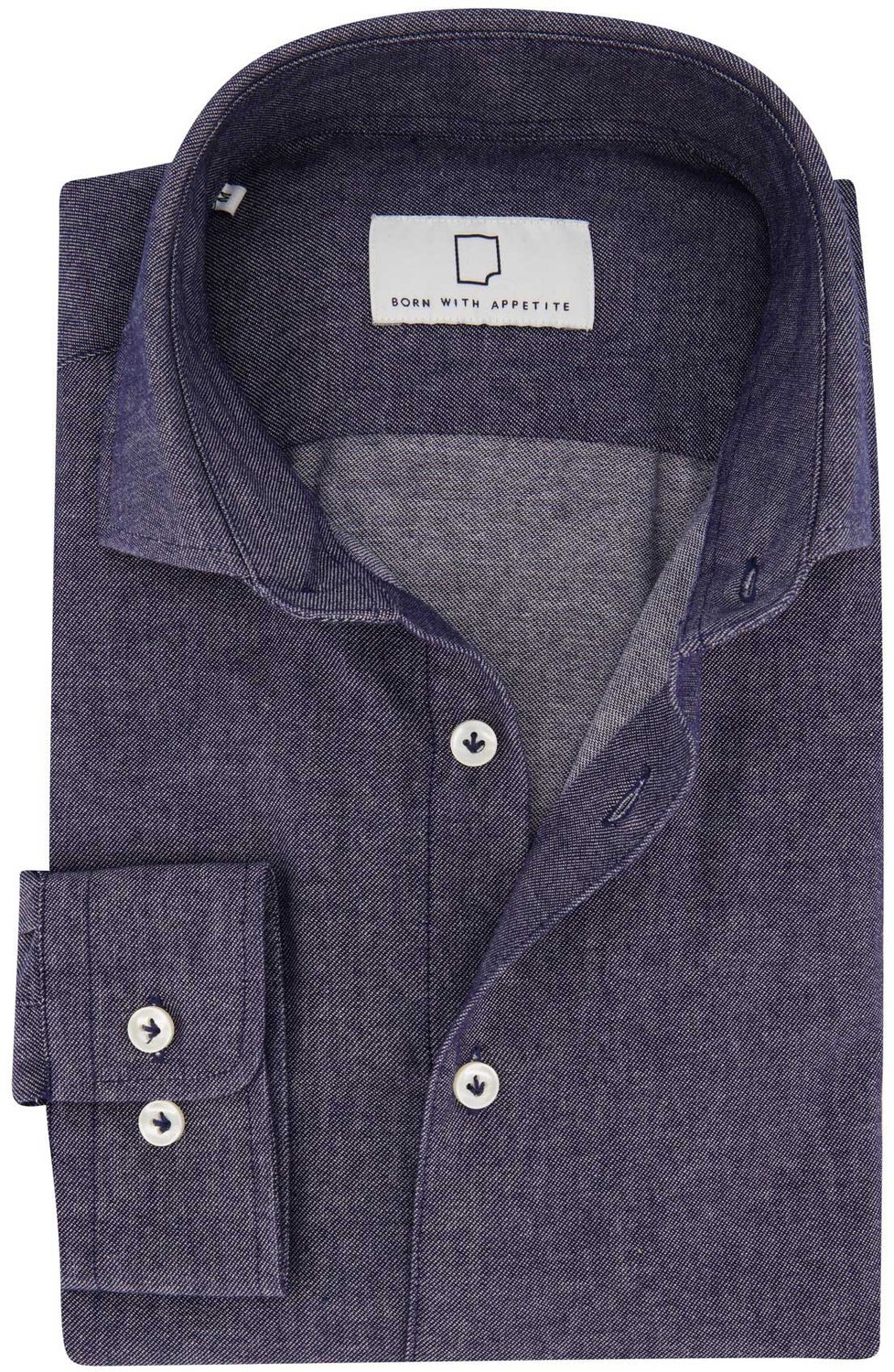 Born With Appetite - BWA26307WY16 - WYATT fake indigo shirt WS ls