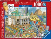 Ravensburger puzzel Fleroux Rio de Janeiro - legpuzzel - 1000 stukjes