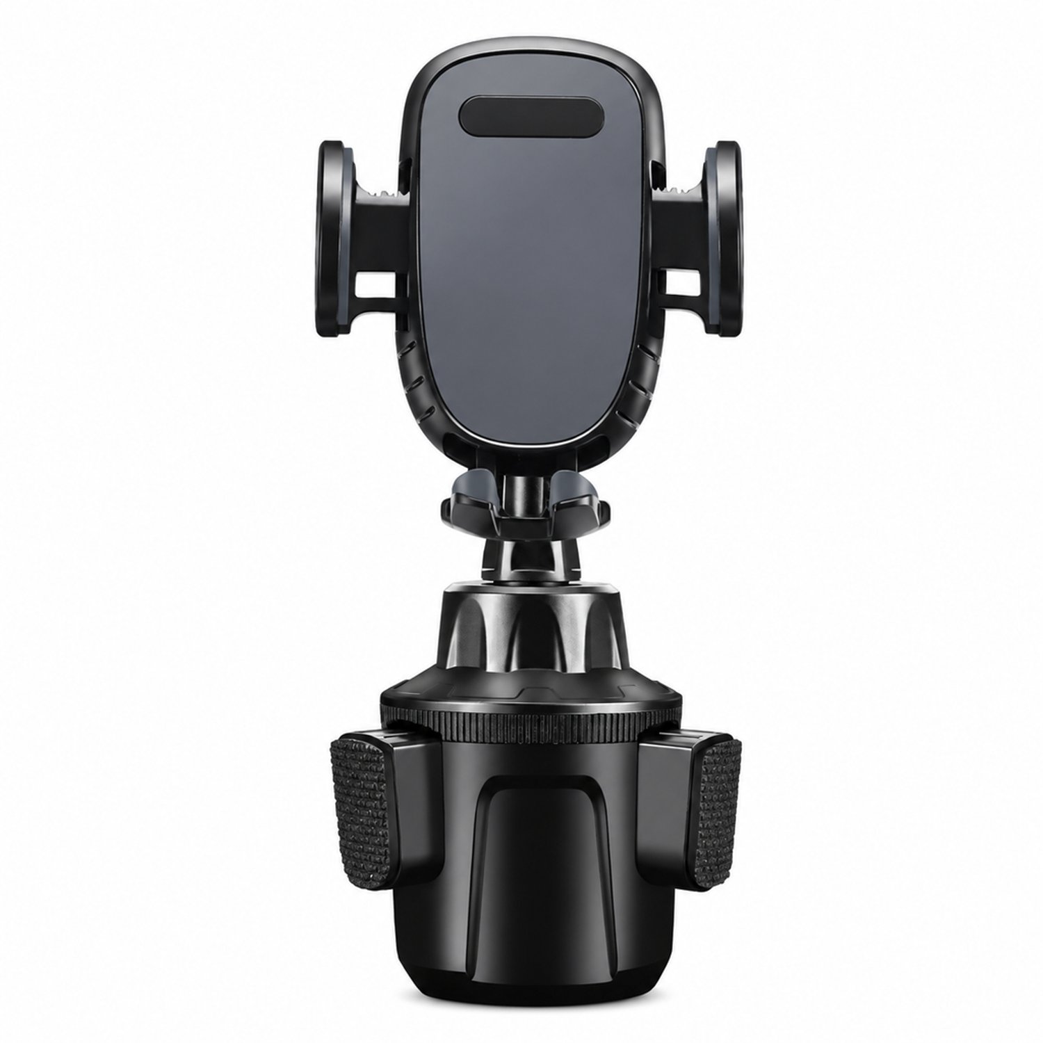telefoonhouders auto voor de bekerhouder met klemhouder voor mobiele telefoon zwart grijs