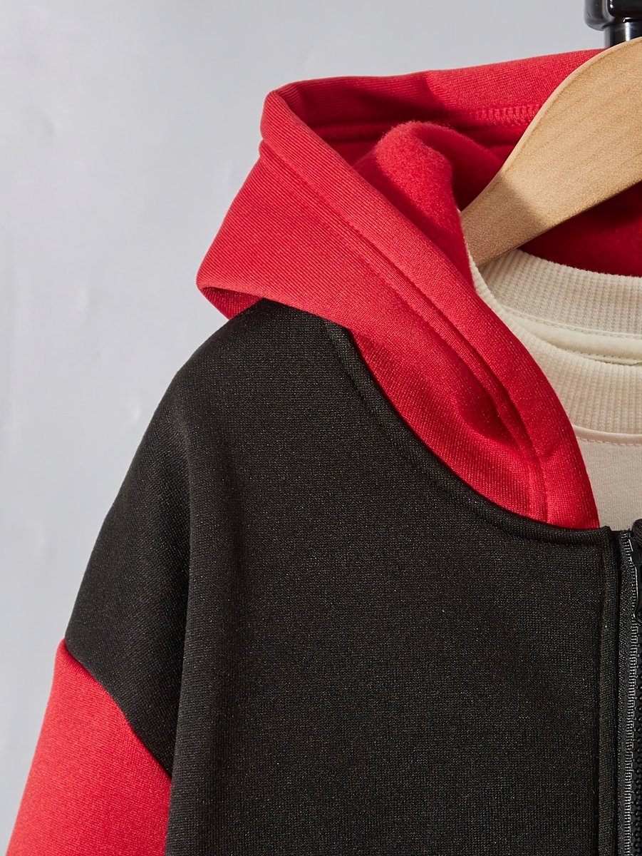 Currero Vest Jongens Met Rits Sweater Jongen Cardigan Gebreid Sweaters Hoodie Warme Trui Lange Mouw 16 Jaar Rood