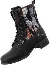 Mustang dames enkellaarsjes zwart 15M0062015-black