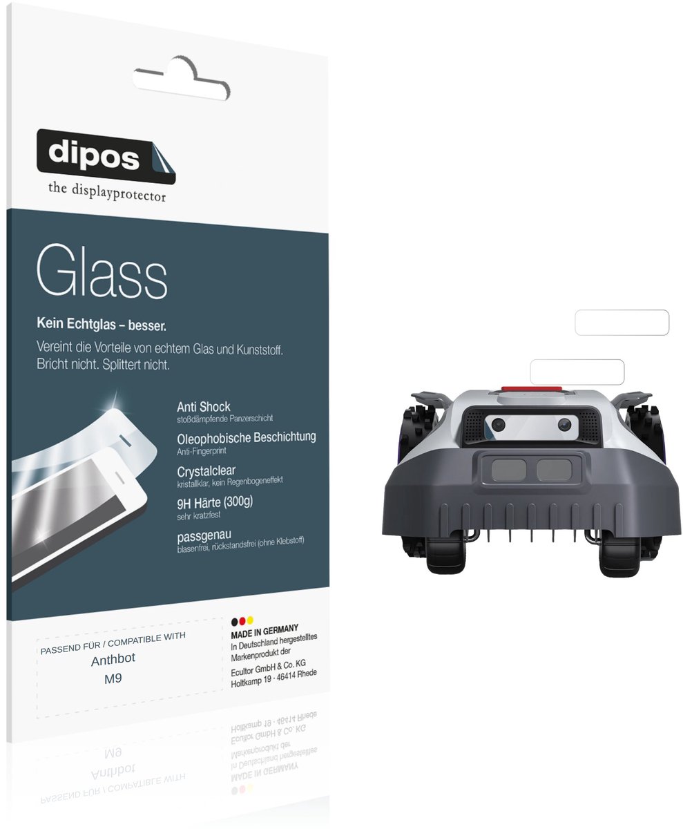 dipos – 2x Pantserfolie geschikt voor Anthbot M9 | 9H Screenprotector