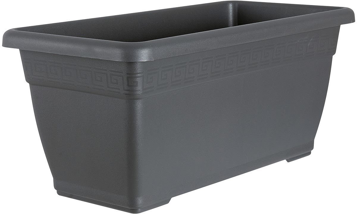 Geli Plantenbak PLATO Antraciet 60 x 30 cm - Kunststof