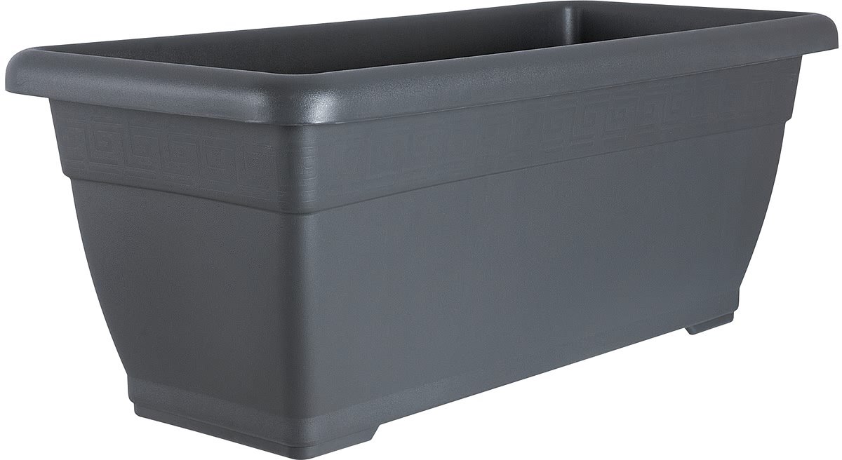 Geli Plantenbak PLATO Antraciet 80 x 37 cm - Kunststof
