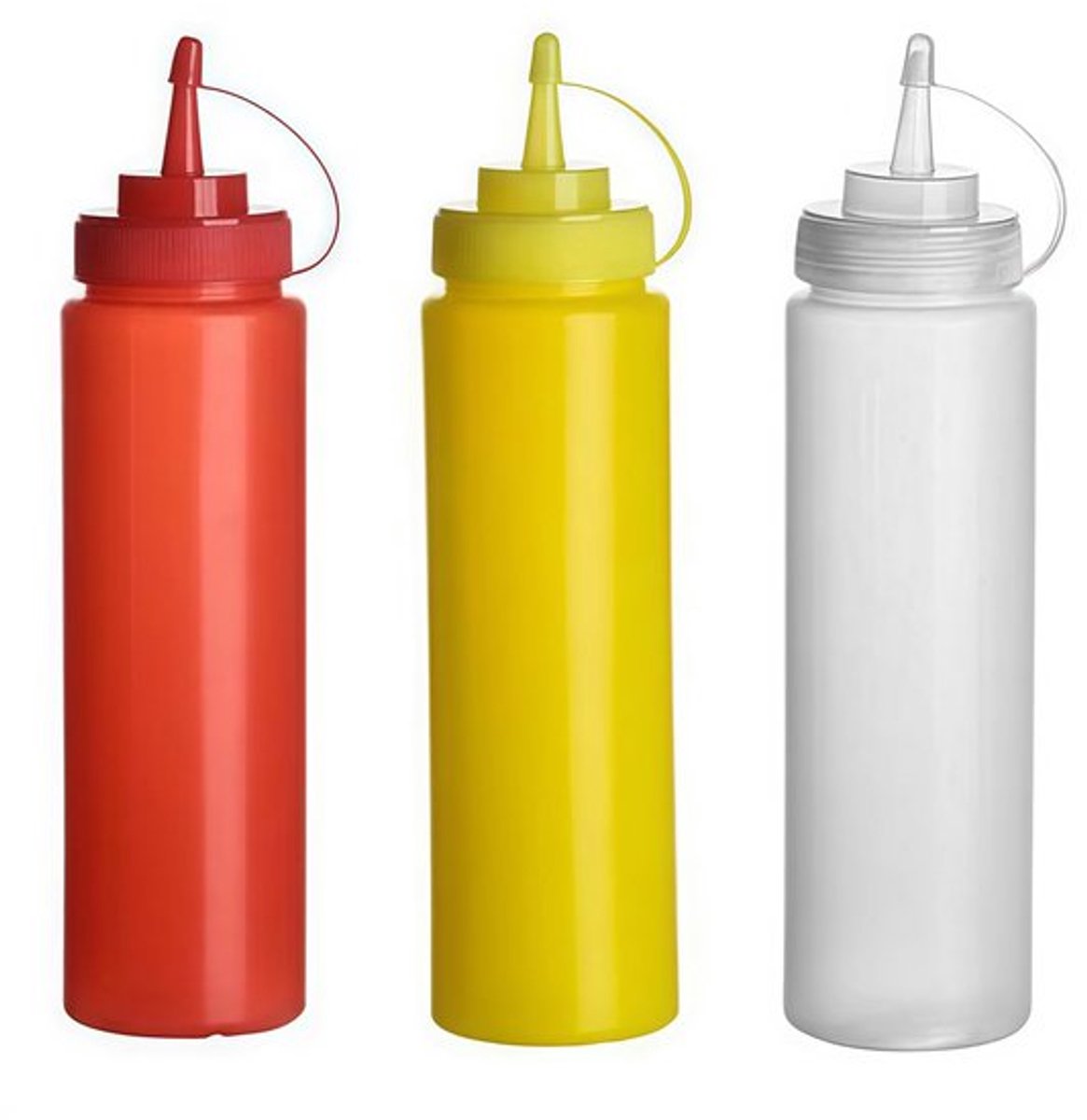 Store_7 - Herbruikbare Squeeze Flessen - Plastic Flessen voor Sauzen - Ideaal voor