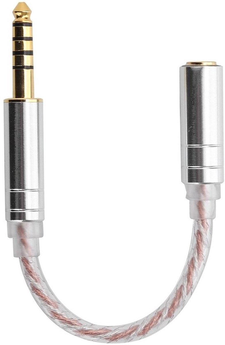 By shayne - 4,4 Mm Plug Audio Adapter Kabel - Hoofdtelefoon Conversie Kabel - 14 Cm