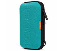 Étui pour disque dur Sounix - 2,5 pouces / 3,5 pouces - Étui rigide - Étui pour batterie externe - Convient aux SSD portables Extreme - Bleu clair