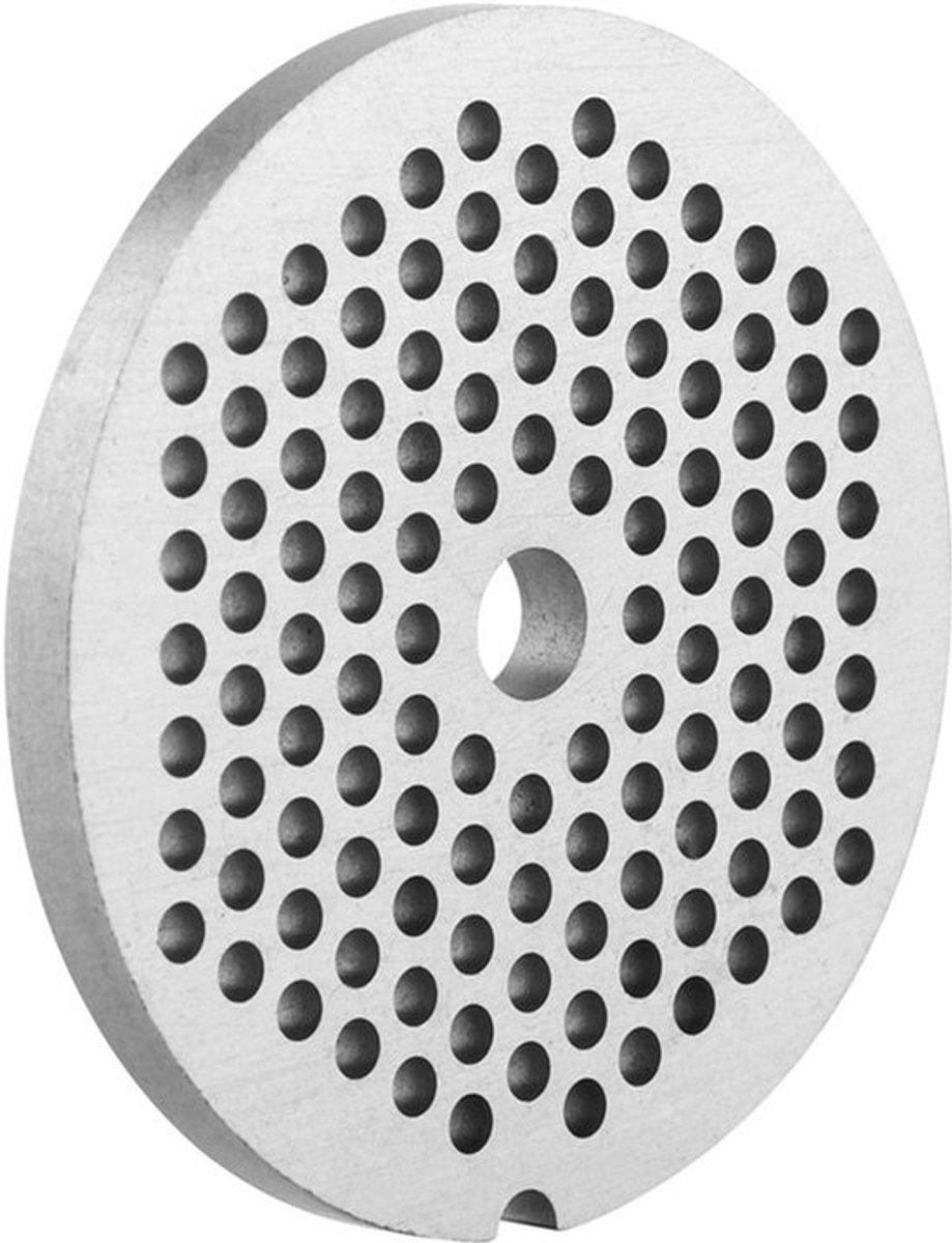 Dailygoods- Vleesmolenplaat 3mm - Vleesmolen Accessoire - Hakmolen - Koolstofstaal