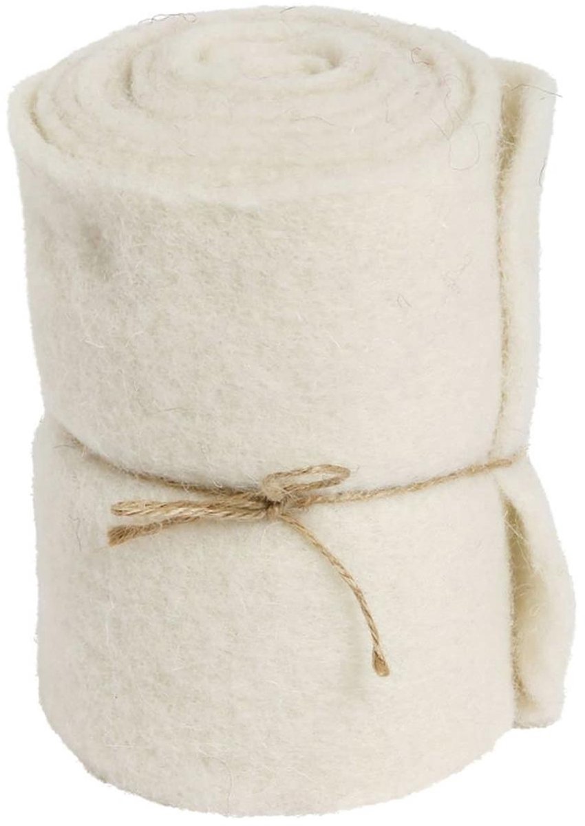 Posiwio decoband wolwit 15 cm x 2 meter polyester