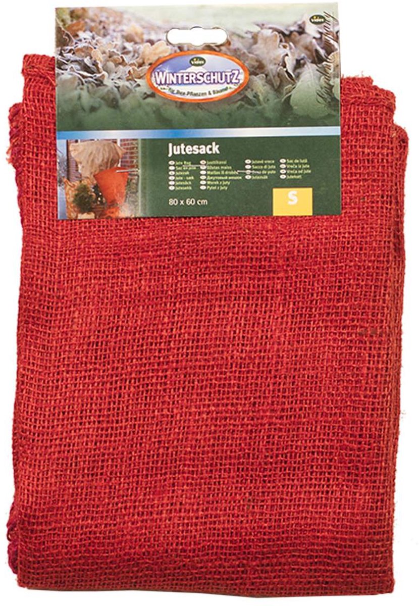 Videx jute winterhoes planten S rood 60 x 80 cm