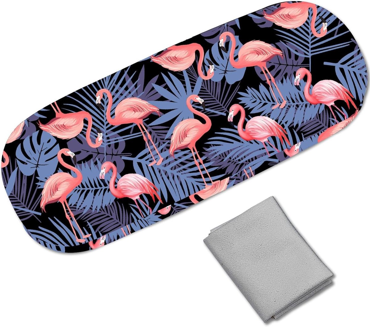 Leren Zonnebril Etui, Draagbare Opbergzak voor Brillen, Beschermende Hoes met Schoonmaakdoek voor Dames en Heren, Ideaal voor Reizen en Dagelijks Gebruik