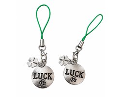 Gelukshangers - 2 stuks - Luck - Geluk - Sleutelhanger - Tashanger