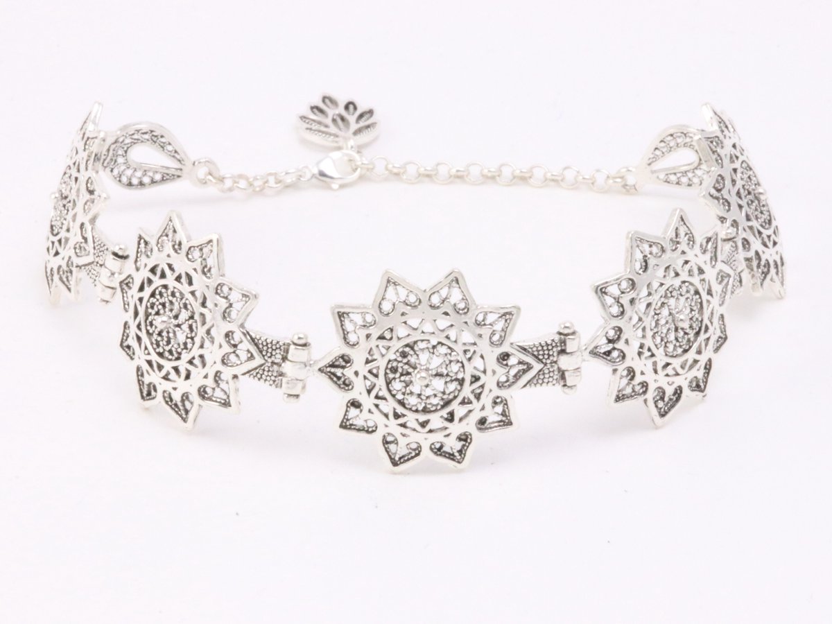 Traditionele zilveren filigrein armband