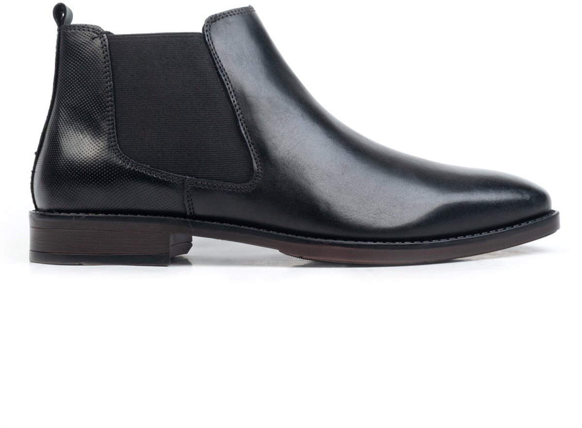 Omnio chelsea boots zwart leer