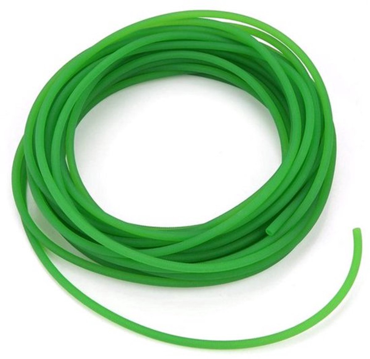 Dailygoody - Polyurethaan Ronde Riemen 4mm x 10m - Groene Ruwe