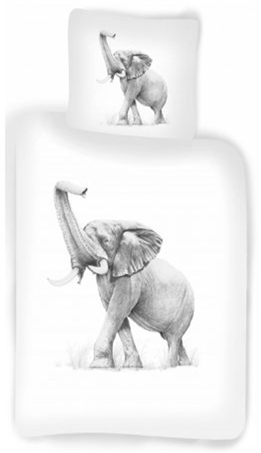 Sweet home Dekbedovertrek Olifant - 100 x 140 cm