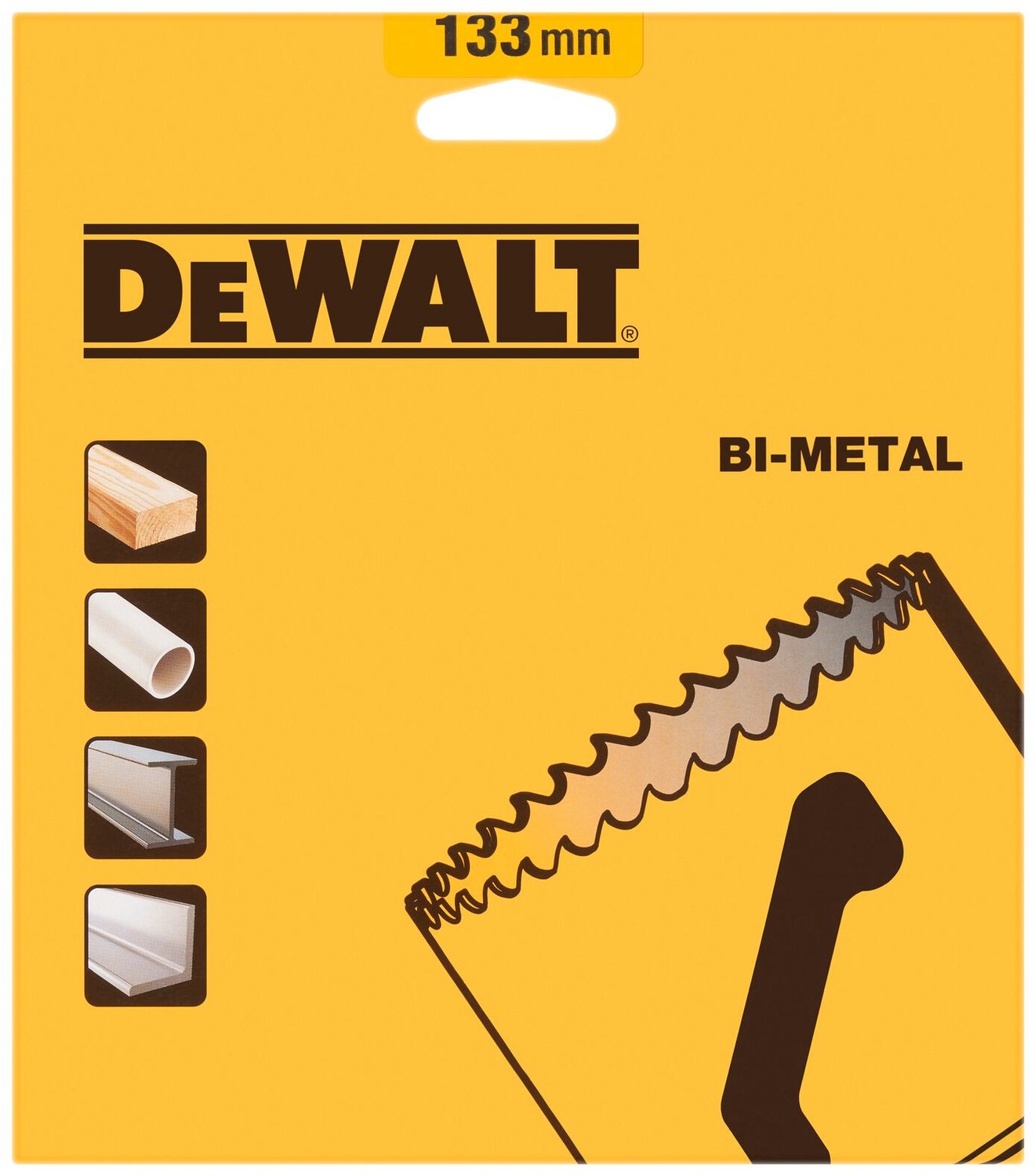 DeWALT DT90372 Gatzaag BiMetaal 133mm