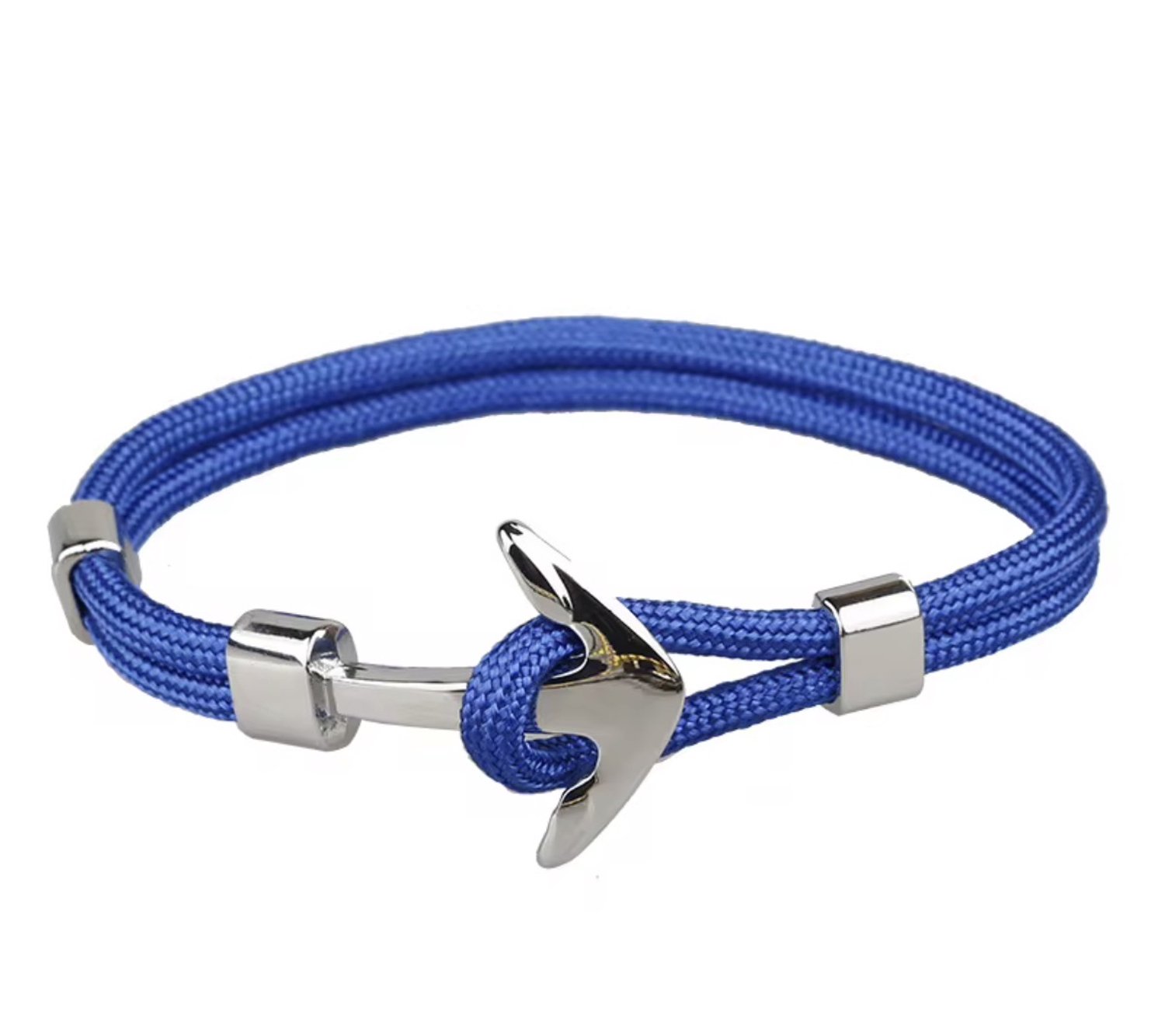 Rope Chain Anker Armband | Lichtblauw | 21 CM
