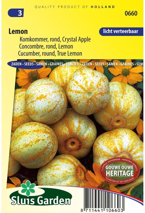 Sluis Garden - Komkommer Lemon