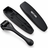 Nextora Dermaroller - Baardroller - Dermaroller Baardgroei - 540 Micro Naalden van 0.50mm - Microneedling roller - Zwart