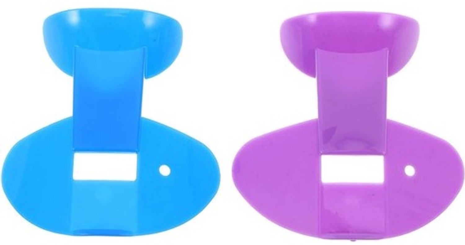 Neusfluit als oefenfluitje - Plastic fluit - Oefenen voor spraakhelderheid - Embouchuretechniek trainen - 6 x 6 x 0.1 cm
