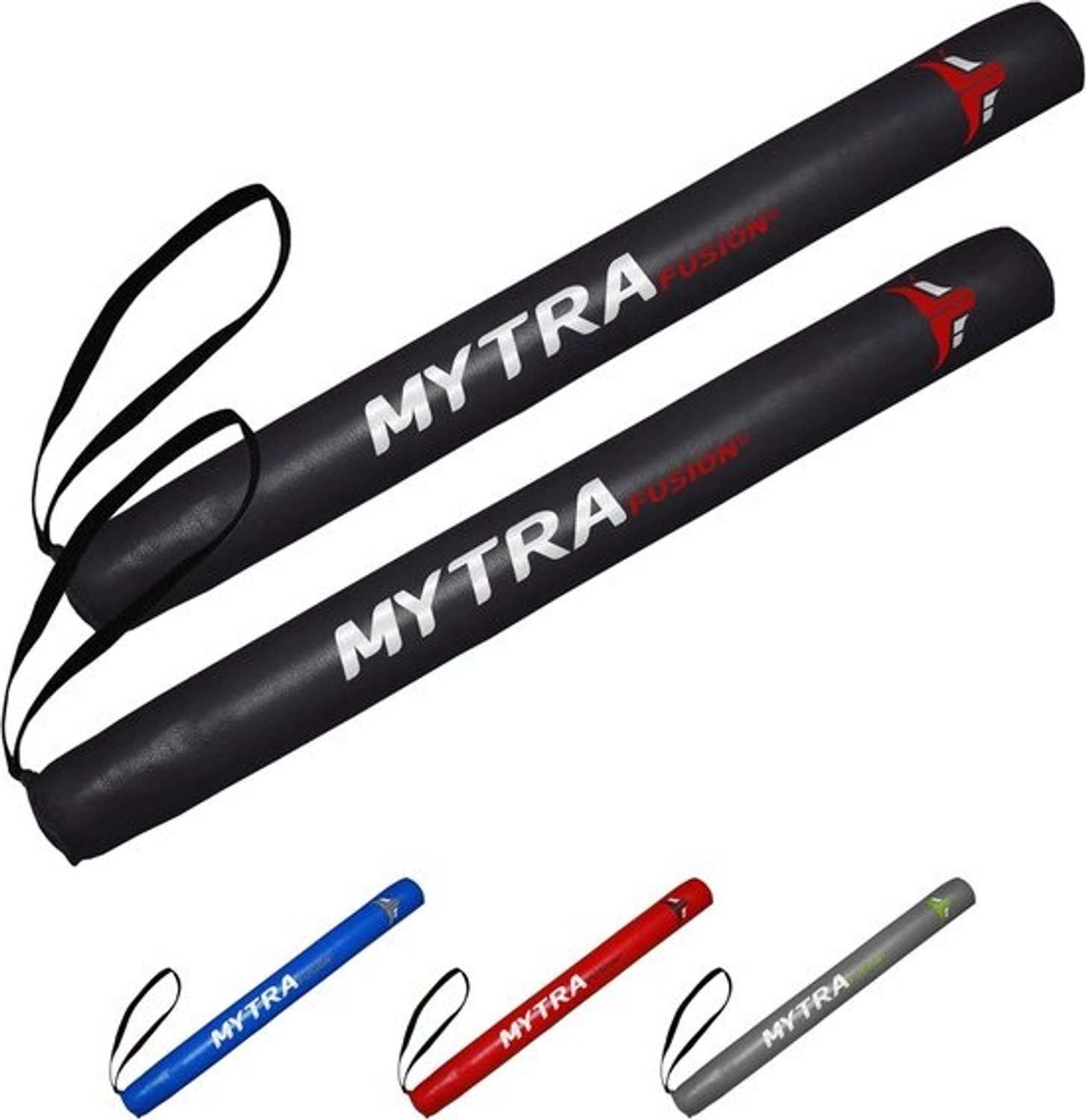 Trainingsstokken Boksen - Vechtsportstaven - Snelheid- en focustraining - Schuimvulling - 50x17 CM - Zwart