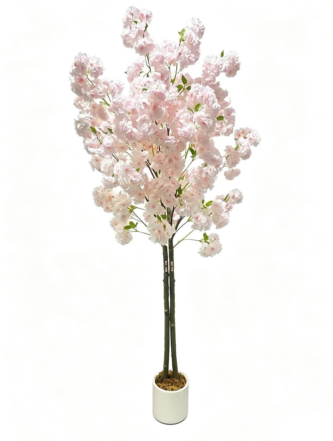 DayeLabel Kunstplant - Kunstplanten voor binnen - Kunstboom - Kunstboom Bloesem - Sakura - Zijden Bloemen - Kunst Bloem - Wit/Roze Roze/Wit
