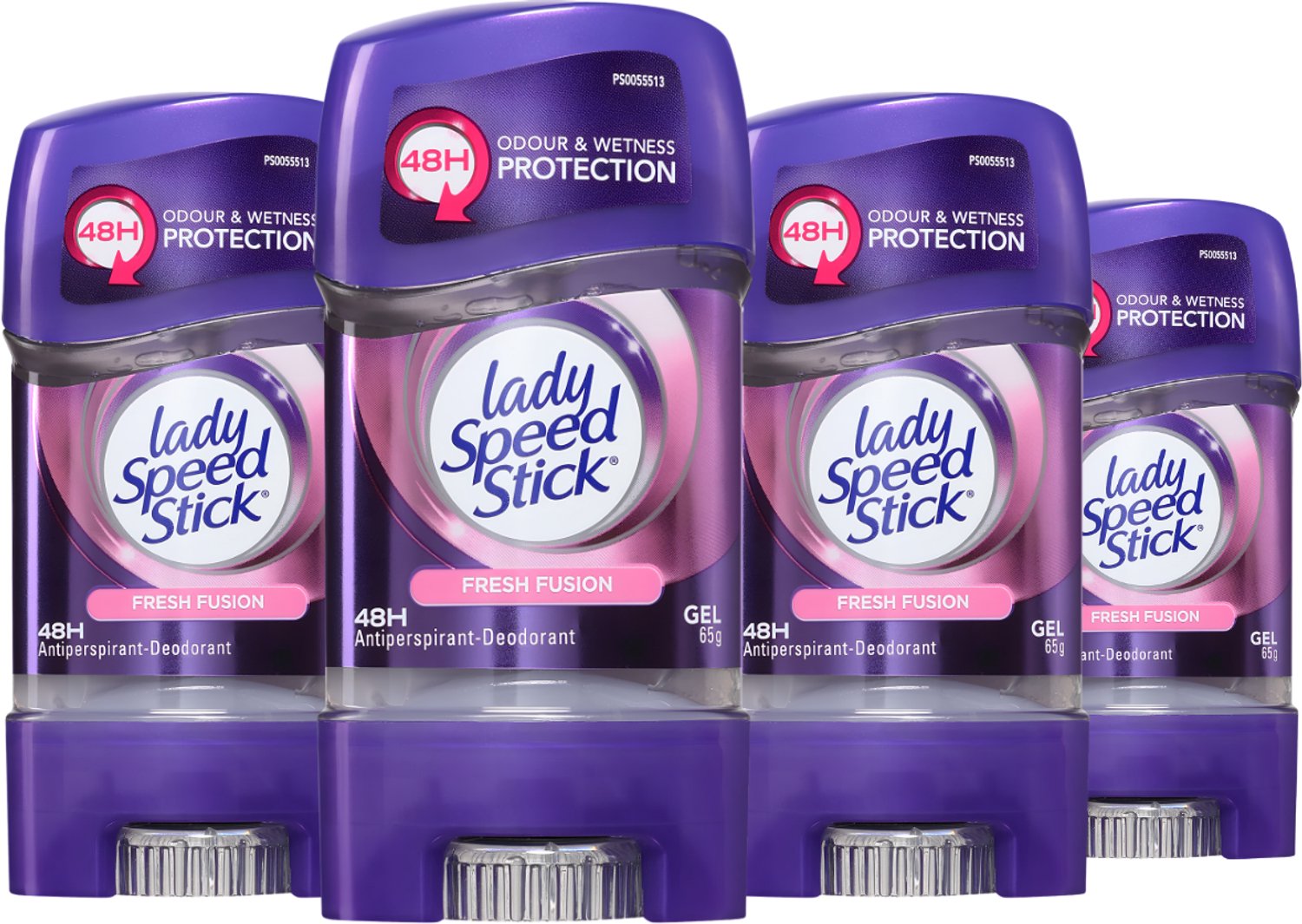 Lady Speed Stick Fresh Fusion Deodorant Vrouw - Anti Transpirant Gel Deodorant Stick - 4 x 65g