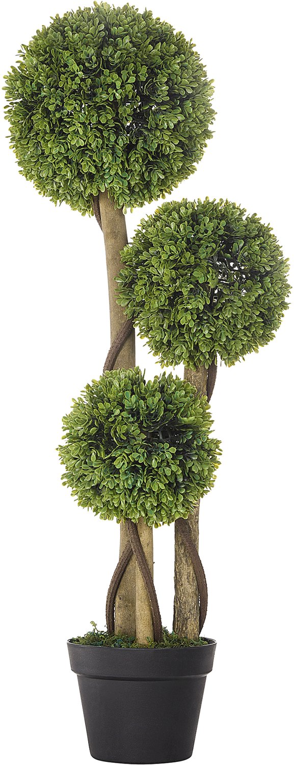 Homona Kunstbuxus in pot - 90 cm hoog - Groen