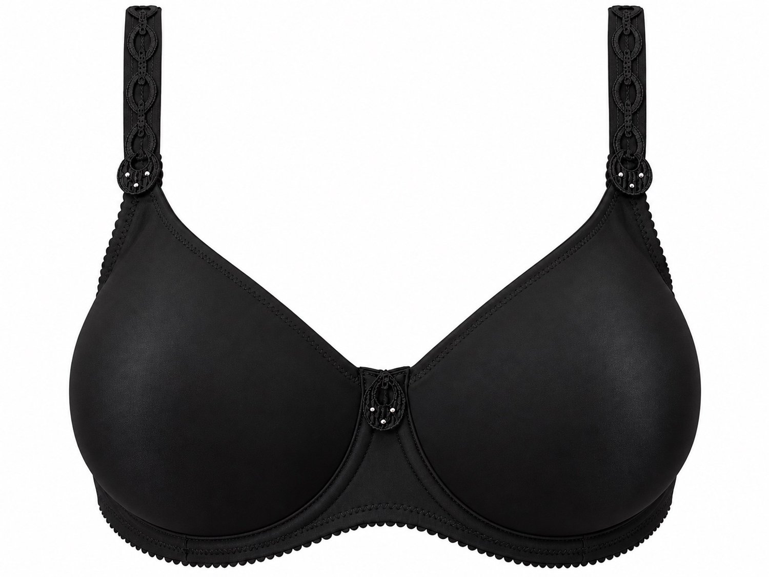 PrimaDonna Satin Beugel Bh 0161333 Zwart - maat EU 80I / FR
