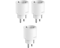 Tapo P115 Slimme Stekker Mini met Energiemeter 3-pack - Bundelvoordeel - Energiemonitor - 16A / 3680W - Compact Formaat