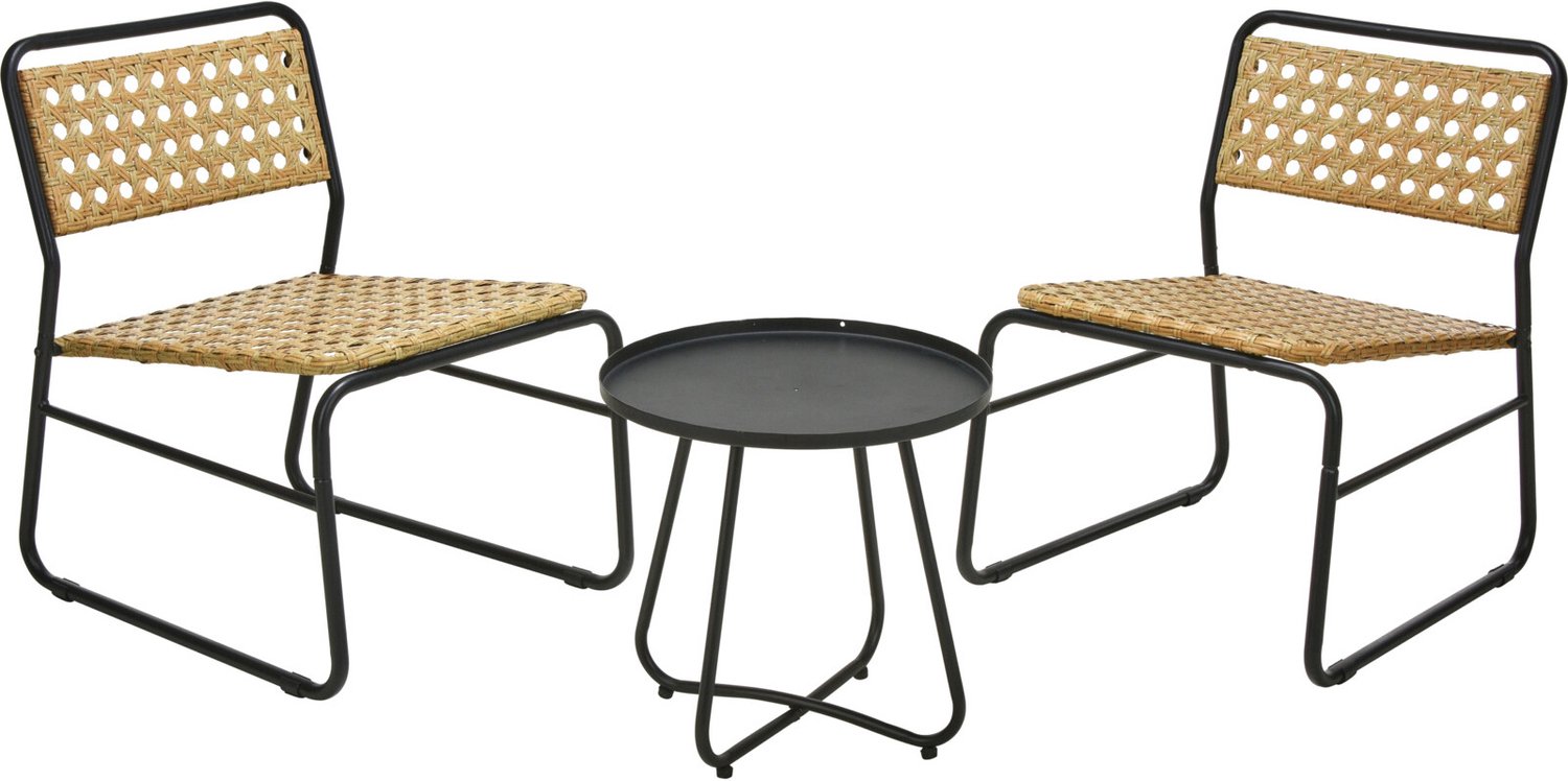 Ambiance - Loungeset - Tuinmeubelset met een rattan afwerking