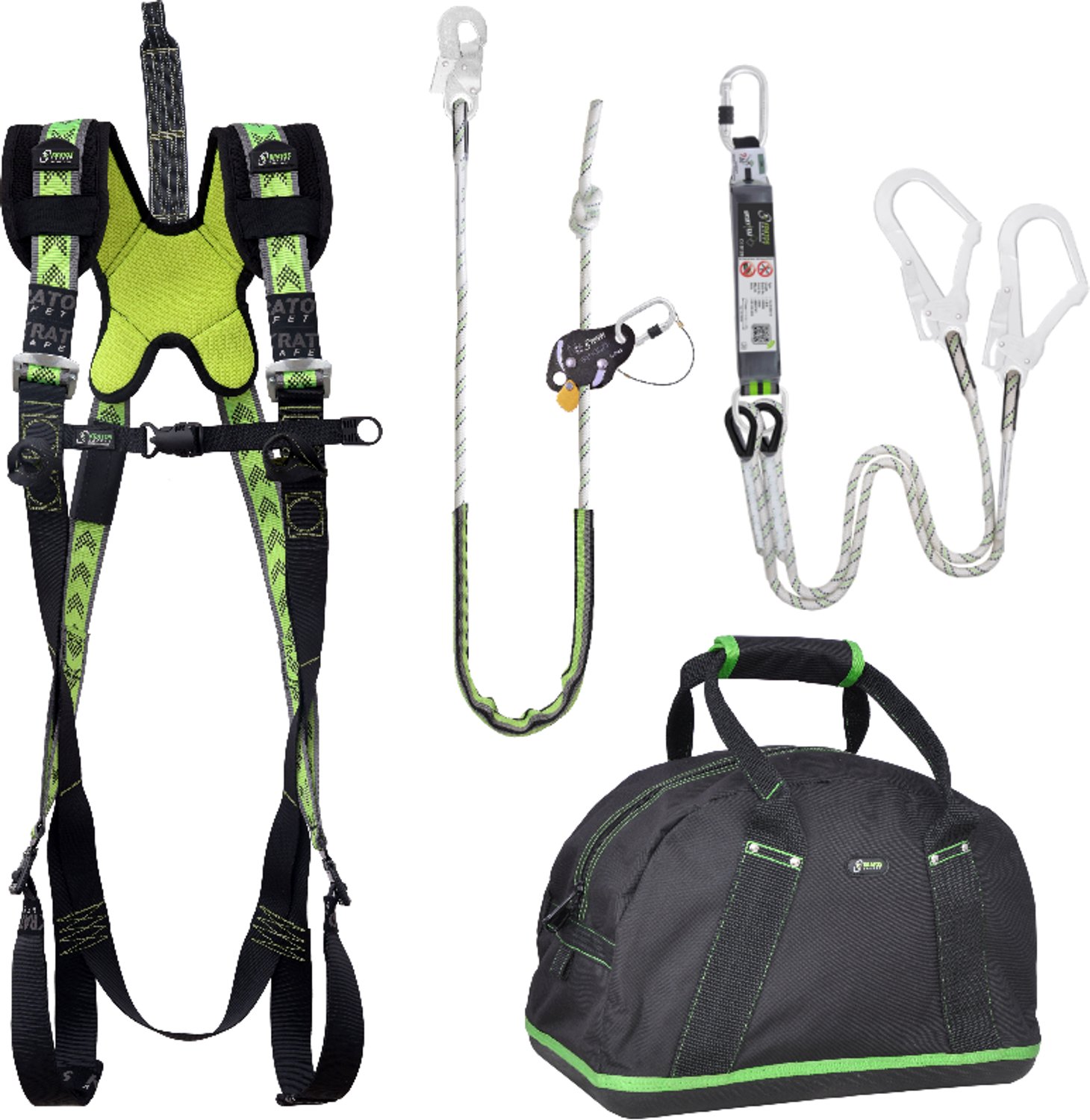 Kratos complete set valbeveiliging standaard - Werkpositielijn - Y-leeflijn 1.5 - Maat S-L