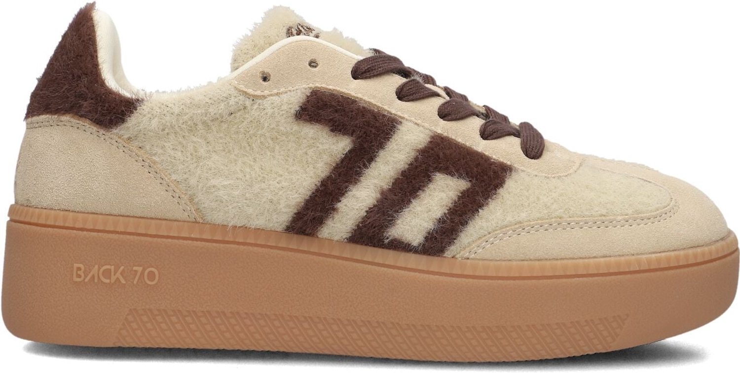 BACK70 Xxl Sneakers - Ponyhair - Dames - Beige - Maat 41