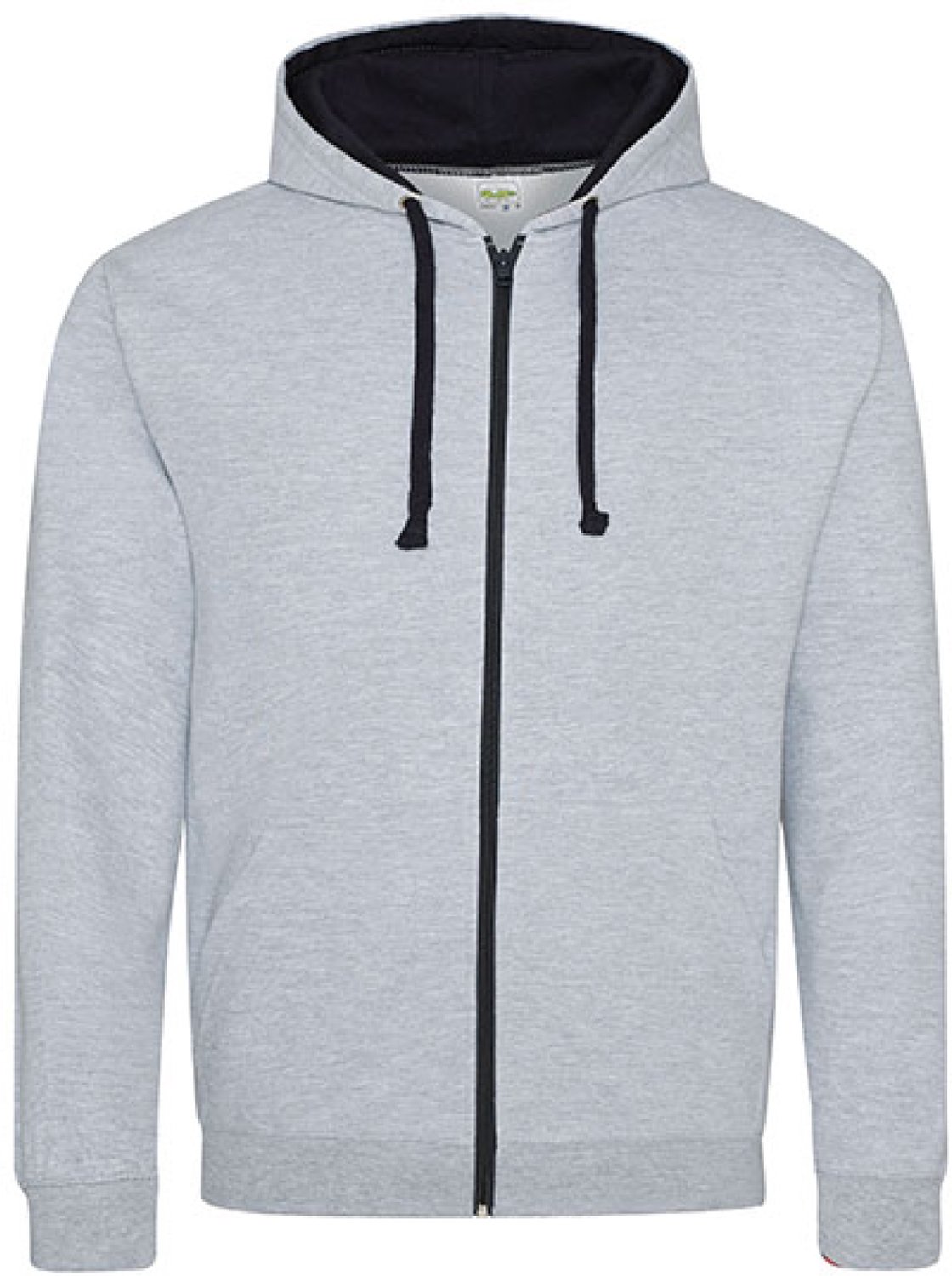 Just Hoods Varsity Zoodie Heather Grijs