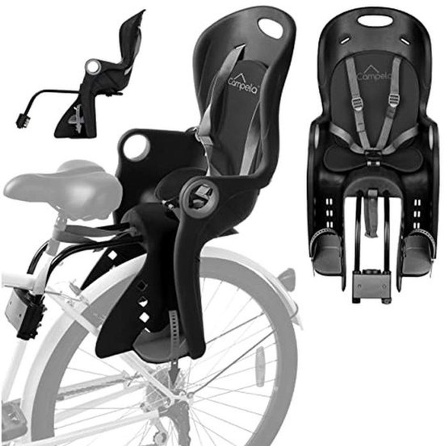 Ergonomisch kinderfietszitje voor kinderen tot 22 kg - Comfortabel fietsen