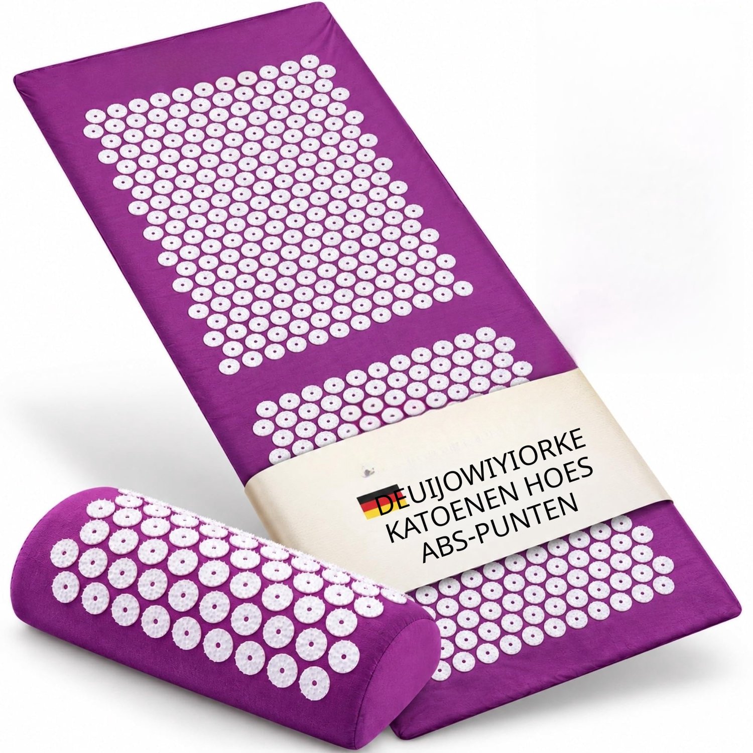 Zivano Spijkermat - Shakti Mat - Acupressuurmat - Paars - 90cm x 58cm x 3cm