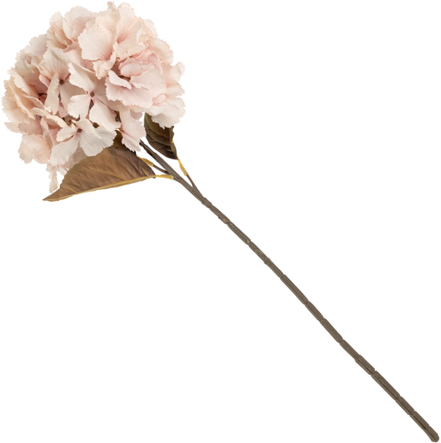 Kunstbloem hortensia 70cm roze