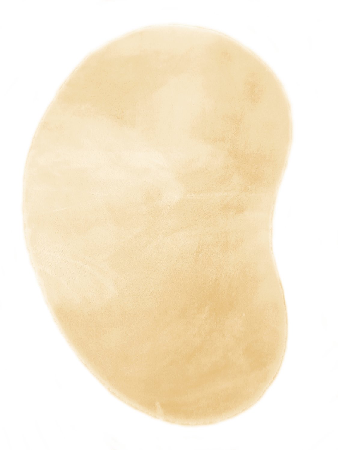 homebound by ky Karpet Fluffy organisch butter yellow geel
