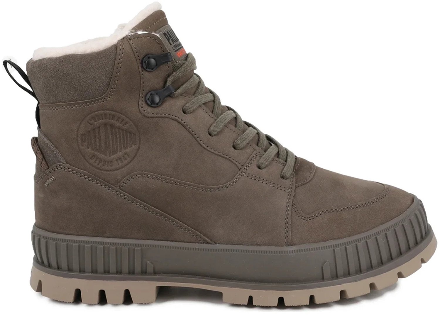 Palladium Unisex Pallashock Warm WP Leren Boots Major Groen