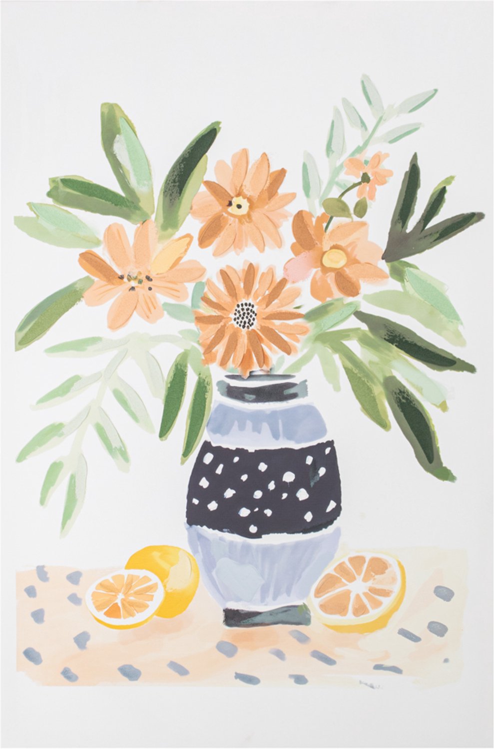 Schilderij handgeschilderd stilleven pastel