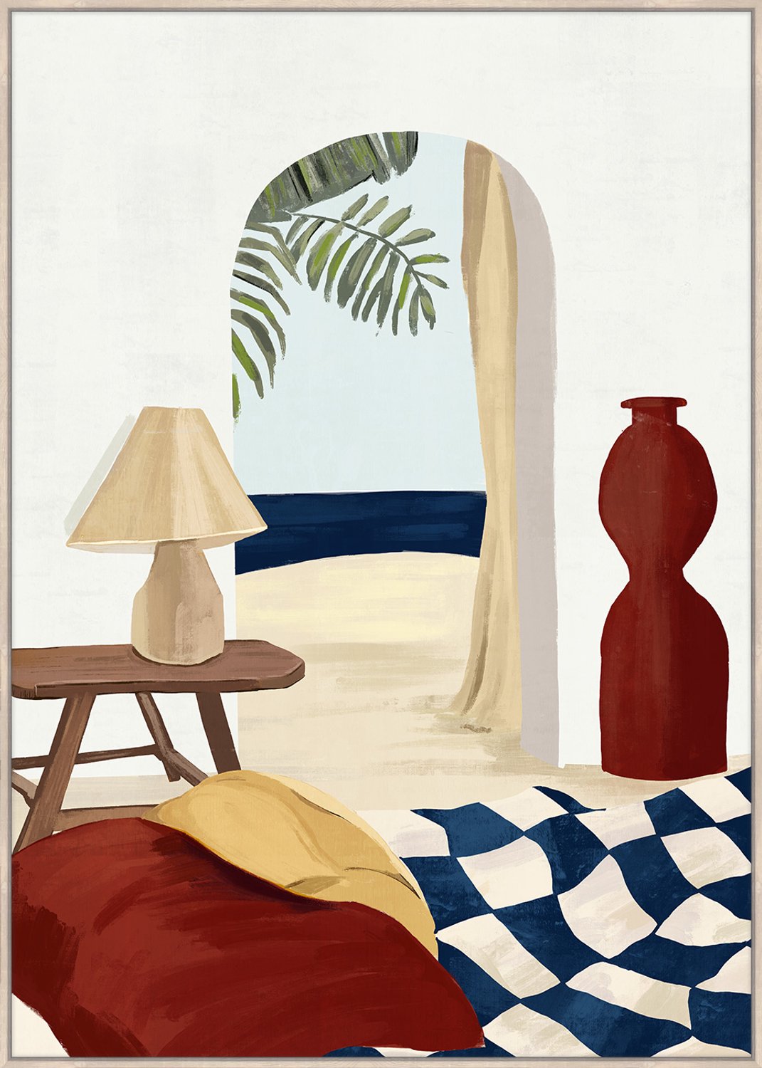 Schilderij ocean check