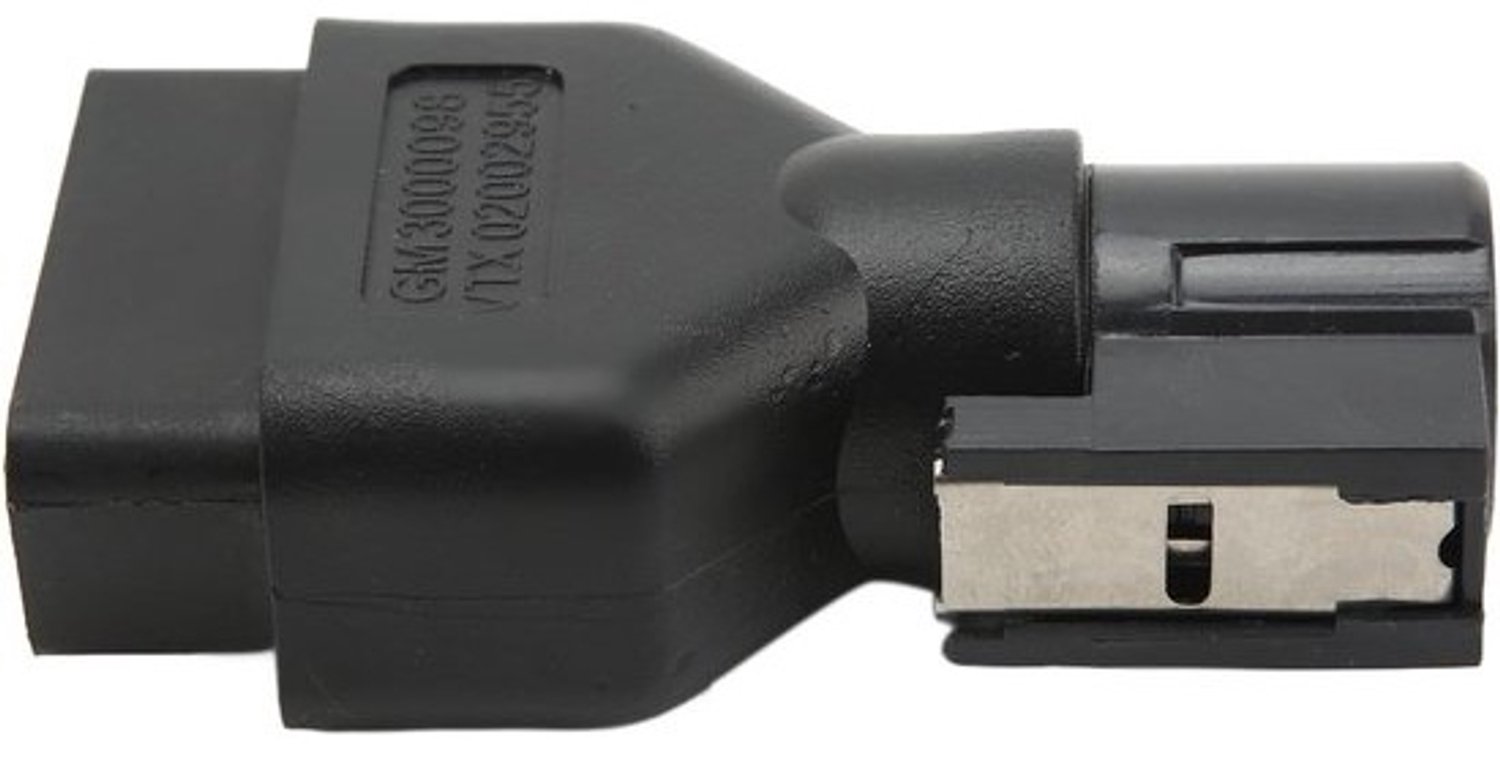 OBD2-kabeladapter - Diagnoseconnector - Auto-inspectie - Duurzaam ABS-materiaal - 16-pins - Zwart