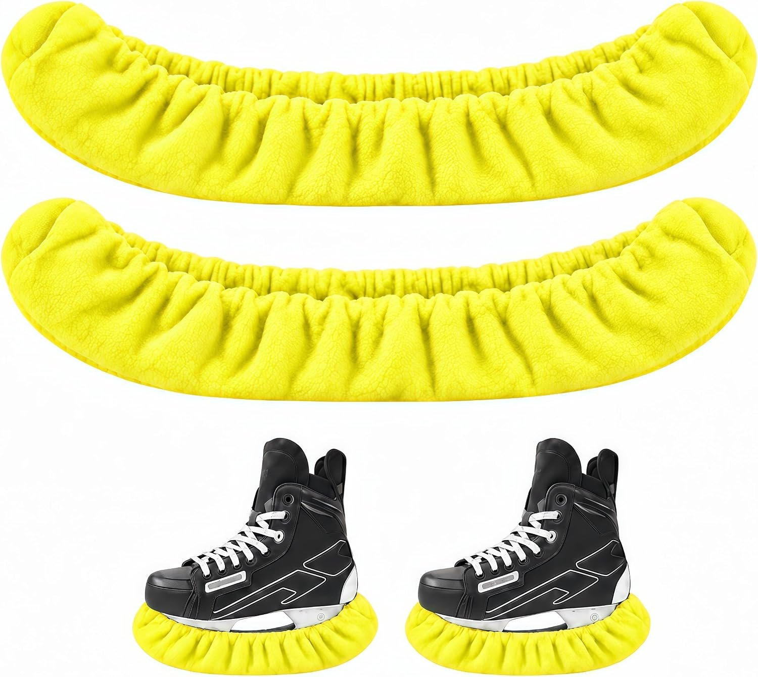 schaatsbeschermers - zachte fleece - betrouwbare bescherming - geschikt voor ijshockey en kunstschaatsen - m-winkel