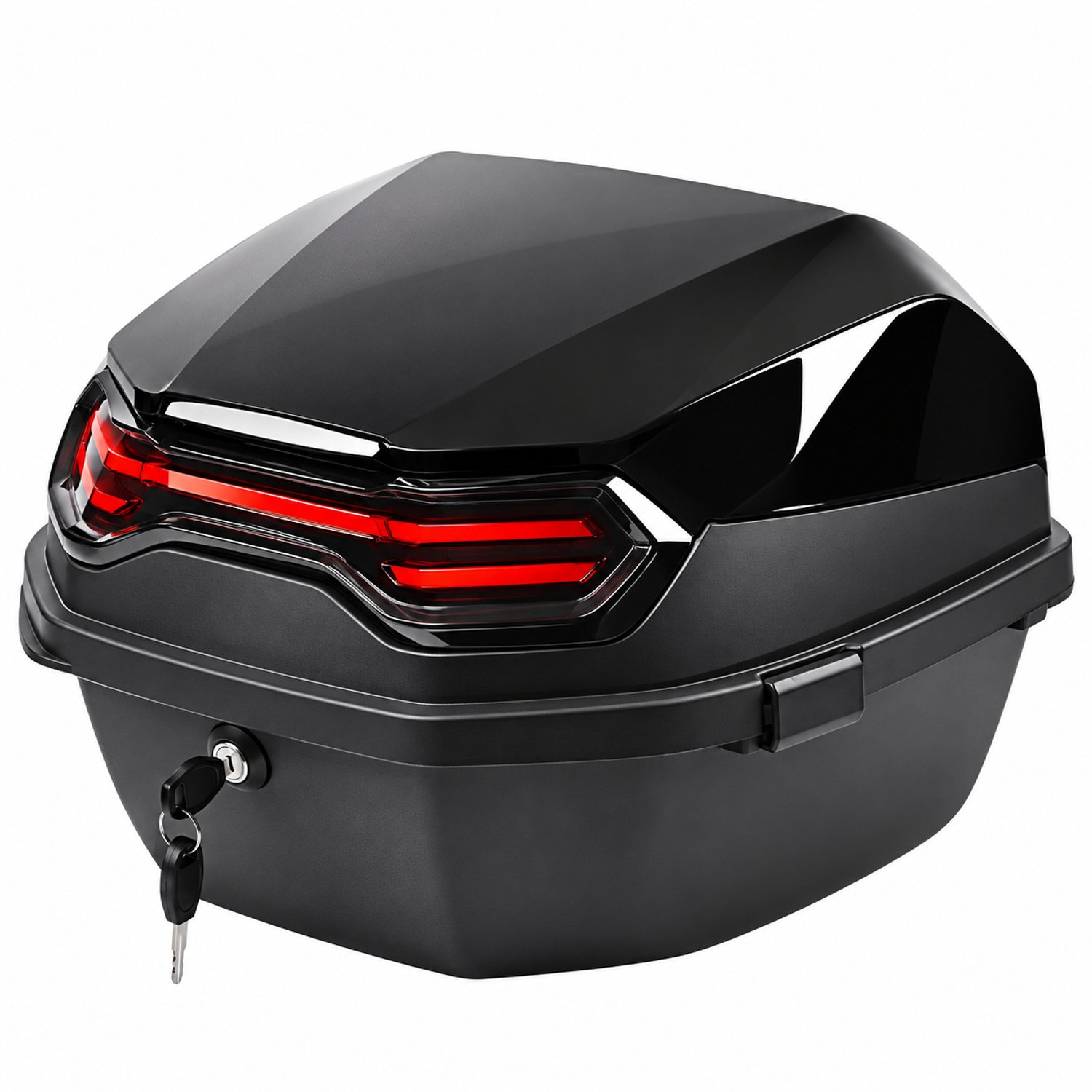 Tremeo Topkoffer Scooter / Motor - Zwart - Scooter Koffer - ABS + PP - Water- en Stofbestendig - Afsluitbaar - 39x39x29 cm