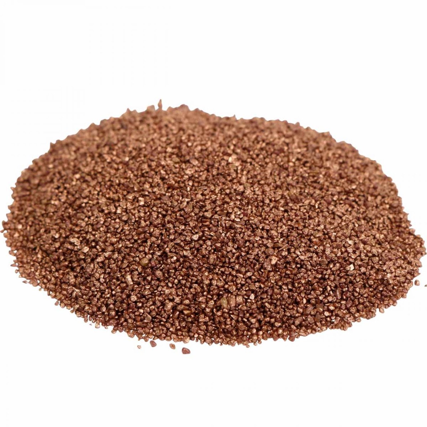 Gekleurd zand koper, decoratief zand bruin Ø0,5mm 2kg