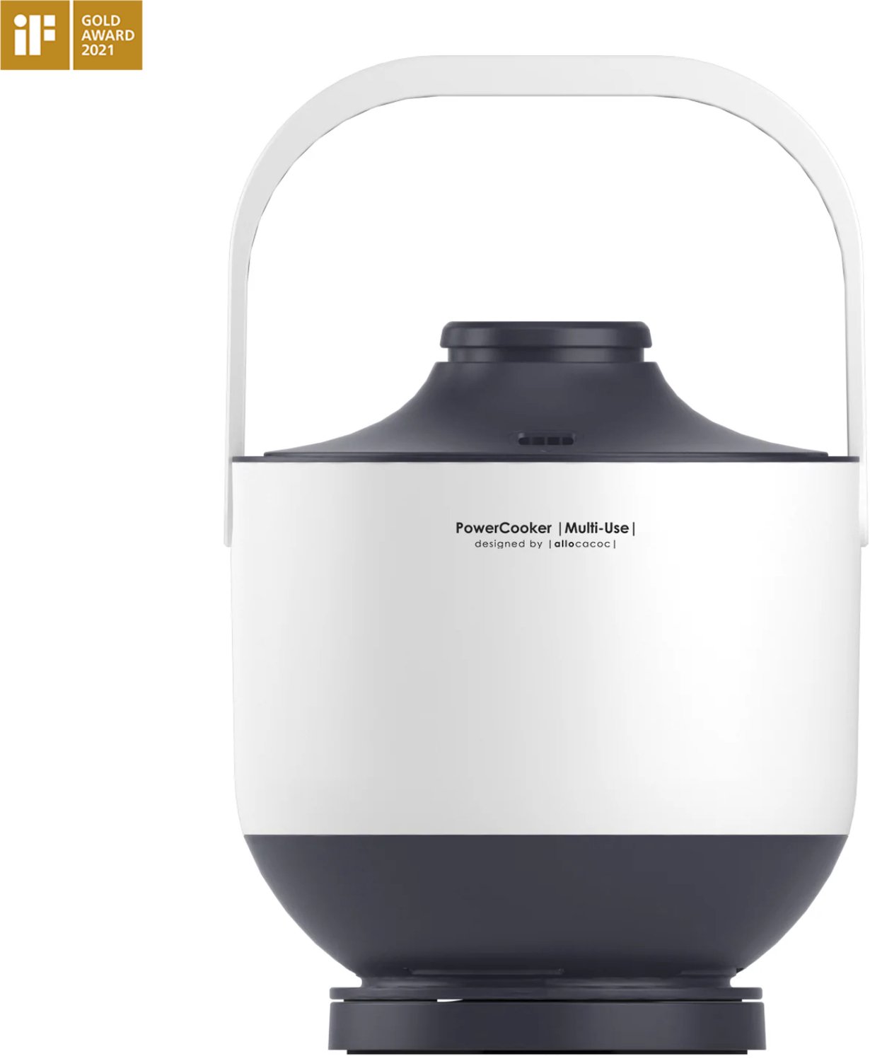 DesignNest PowerCooker Multi-Use Multicooker 6-in-1 - 2L - Rijstkoker - Stomen - Yoghurtmaker - 24u Timer - Warmhoudfunctie - 400W