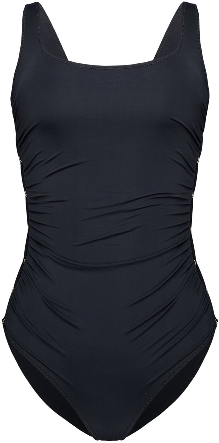 ESOTIQ Casis - Badpak - Zwart - Uitneembare vulling - Gouden details